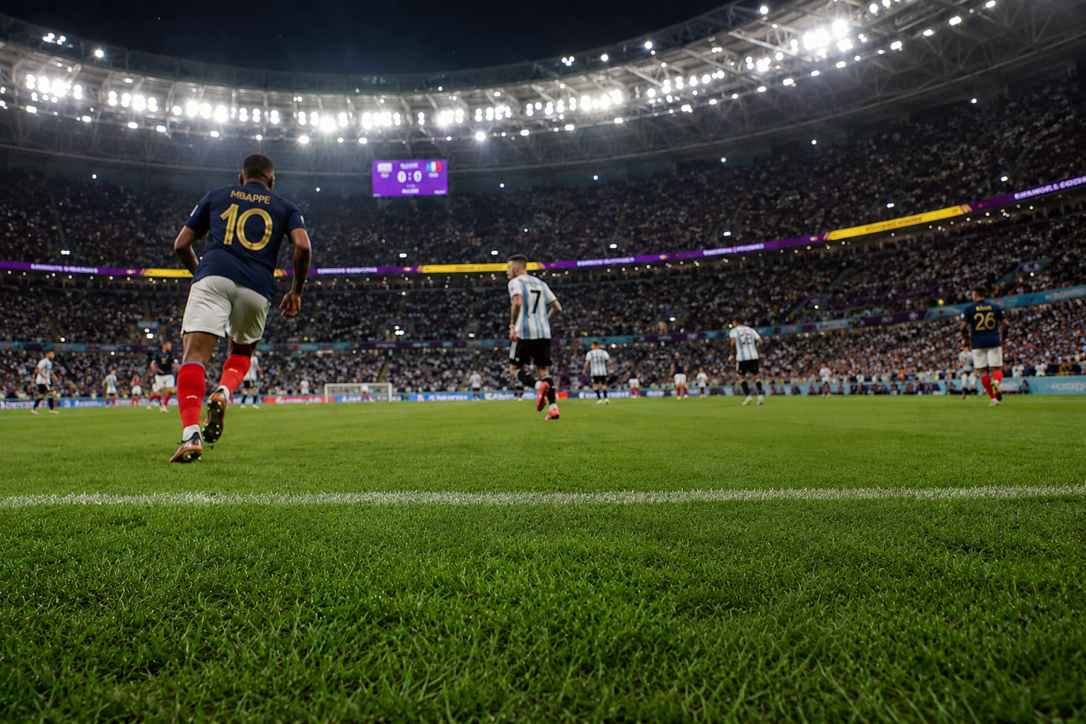 Fútbol en el estadio